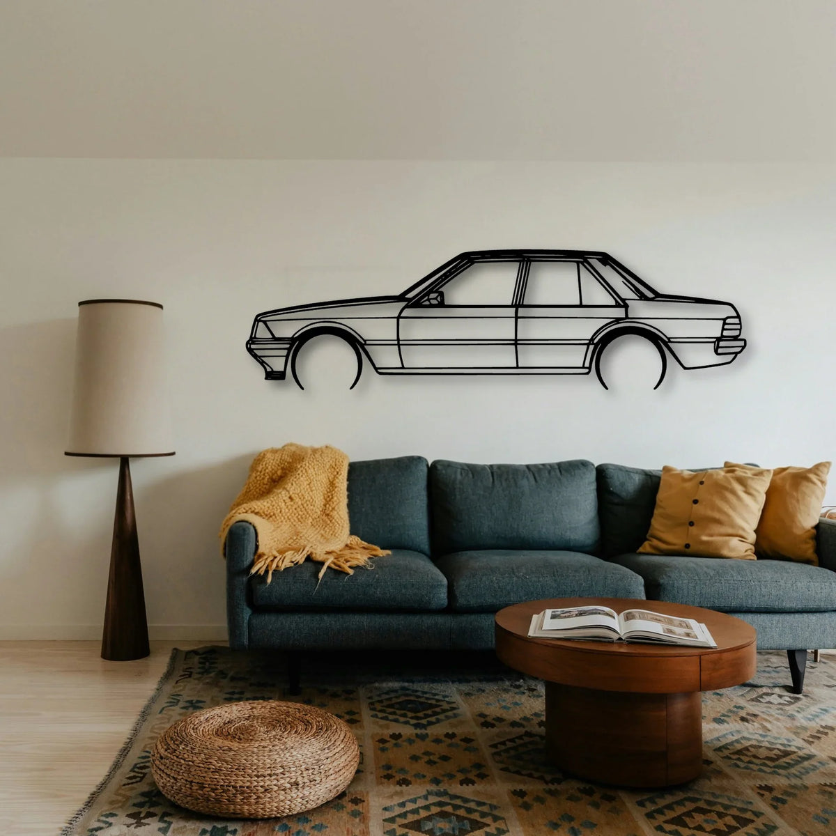 Fairmont 1981 Classic Silhouette Metal Wall Art - Tinvibe