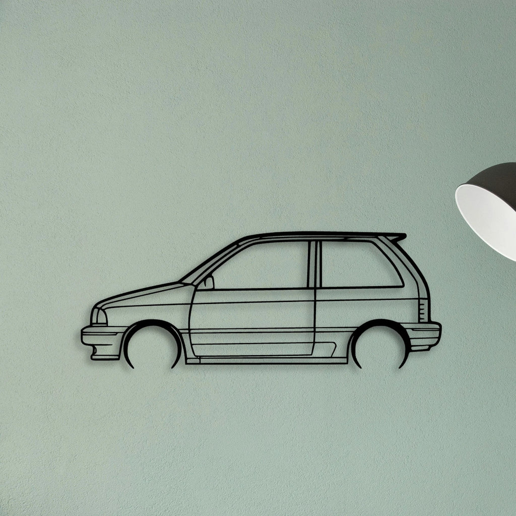 Festiva 1993 Classic Silhouette Metal Wall Art - Tinvibe