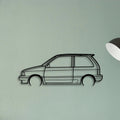 Festiva 1993 Classic Silhouette Metal Wall Art - Tinvibe