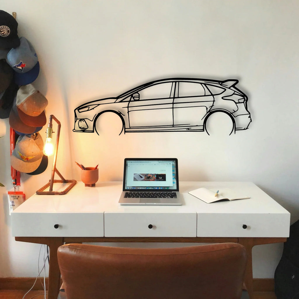 Focus RS 3 Classic Silhouette Metal Wall Art - Tinvibe