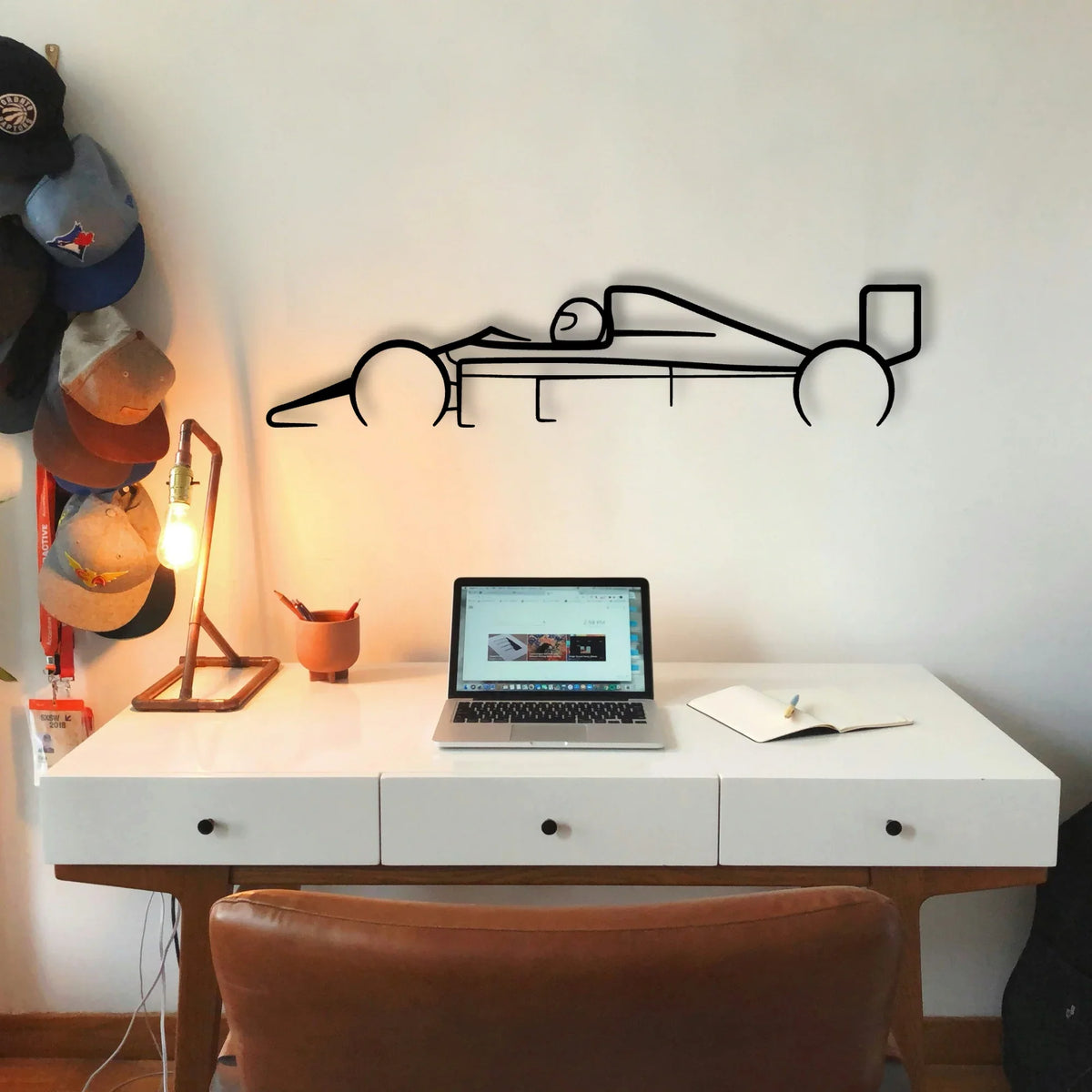 Formula 1 1988 Classic Silhouette Metal Wall Art - Tinvibe