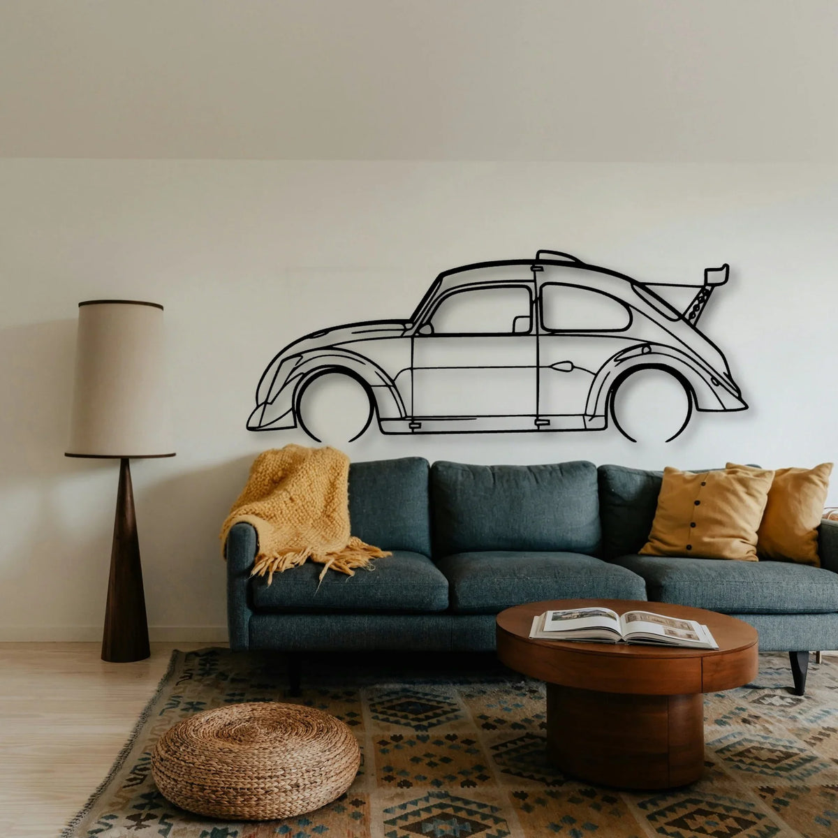 FUN CUP Classic Silhouette Metal Wall Art - Tinvibe