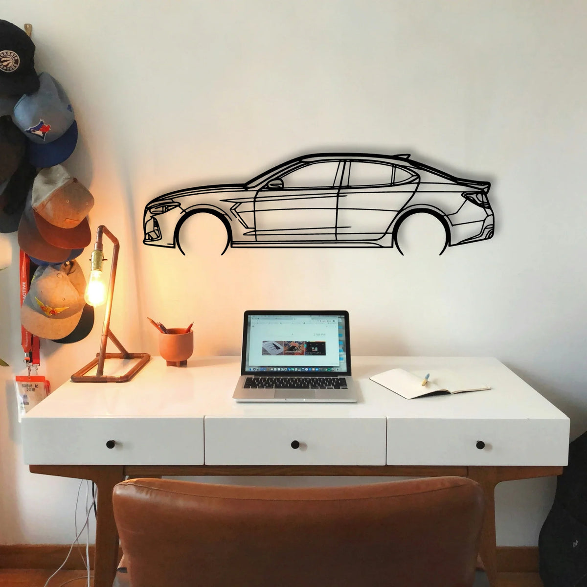 G70 2019 Classic Silhouette Metal Wall Art - Tinvibe