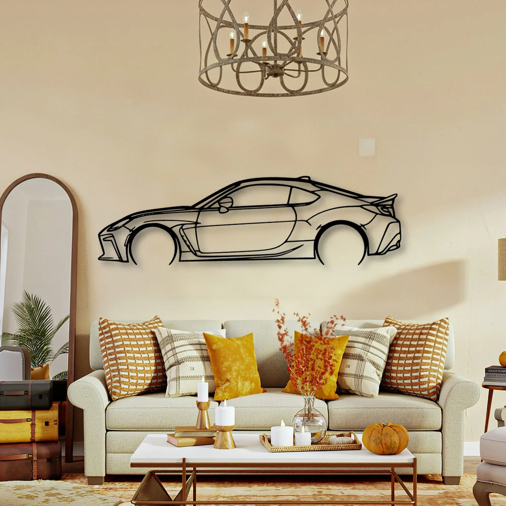 GR86 2022 2 Classic Silhouette Metal Wall Art - Tinvibe
