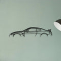 GT R R35 Classic Silhouette Metal Wall Art - Tinvibe