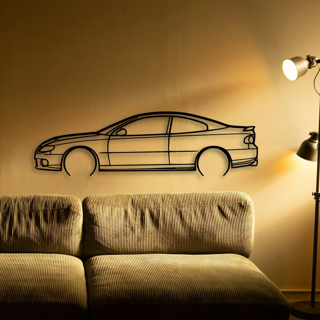 GTO 2006 3 Classic Silhouette Metal Wall Art - Tinvibe