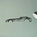 GTO D8 Classic Silhouette Metal Wall Art - Tinvibe