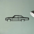 GTX 1967 Classic Silhouette Metal Wall Art - Tinvibe