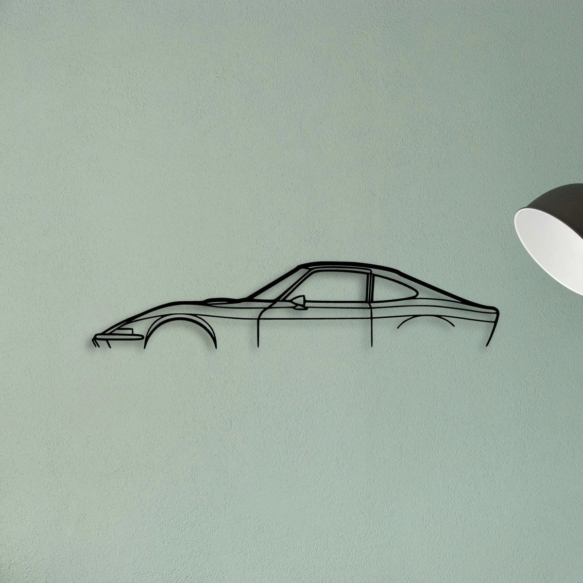 GT 1970 2 Classic Silhouette Metal Wall Art - Tinvibe