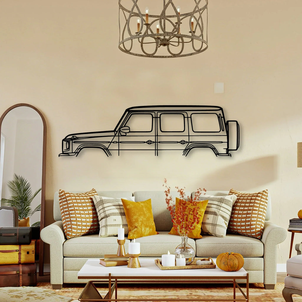G Class Classic Silhouette Metal Wall Art - Tinvibe