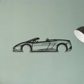 Gallardo Spyder 2012 Classic Silhouette Metal Wall Art - Tinvibe