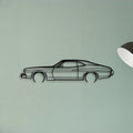 Gran Torino Sport Fastback 1973 Classic Silhouette Metal Wall Art - Tinvibe
