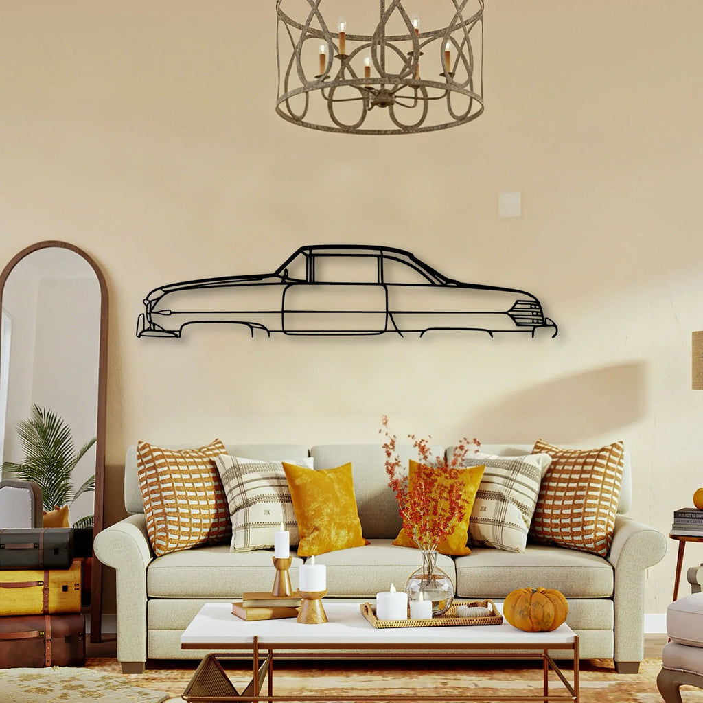 Hudson Italia 1954 Classic Silhouette Metal Wall Art - Tinvibe