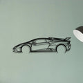 Huracan STO 3 Classic Silhouette Metal Wall Art - Tinvibe