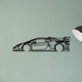 Huracan Super Trofeo EVO2 Classic Silhouette Metal Wall Art - Tinvibe