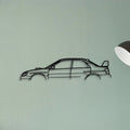 Impreza WRX STI GD Classic Silhouette Metal Wall Art - Tinvibe