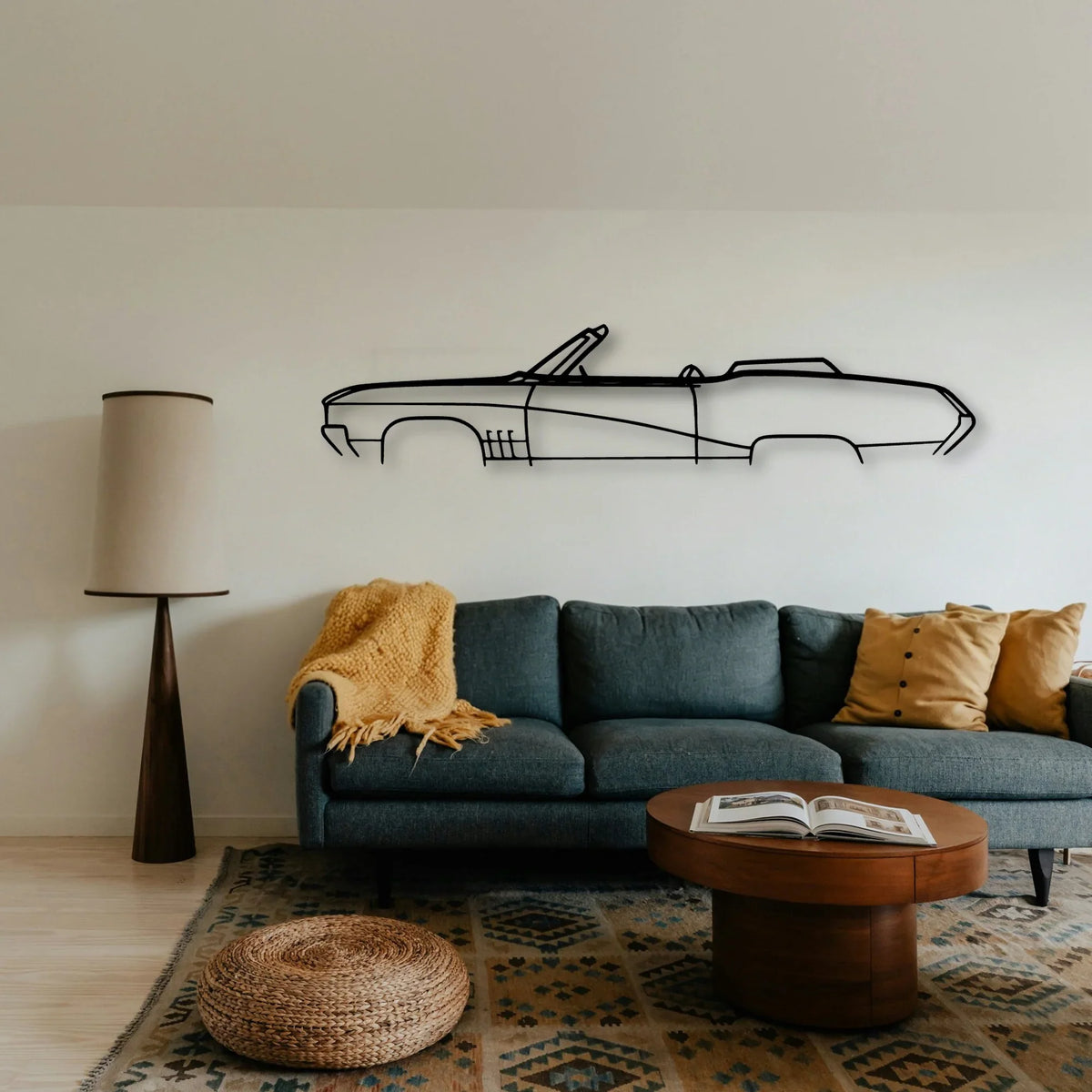 Lark 1969 Classic Silhouette Metal Wall Art - Tinvibe