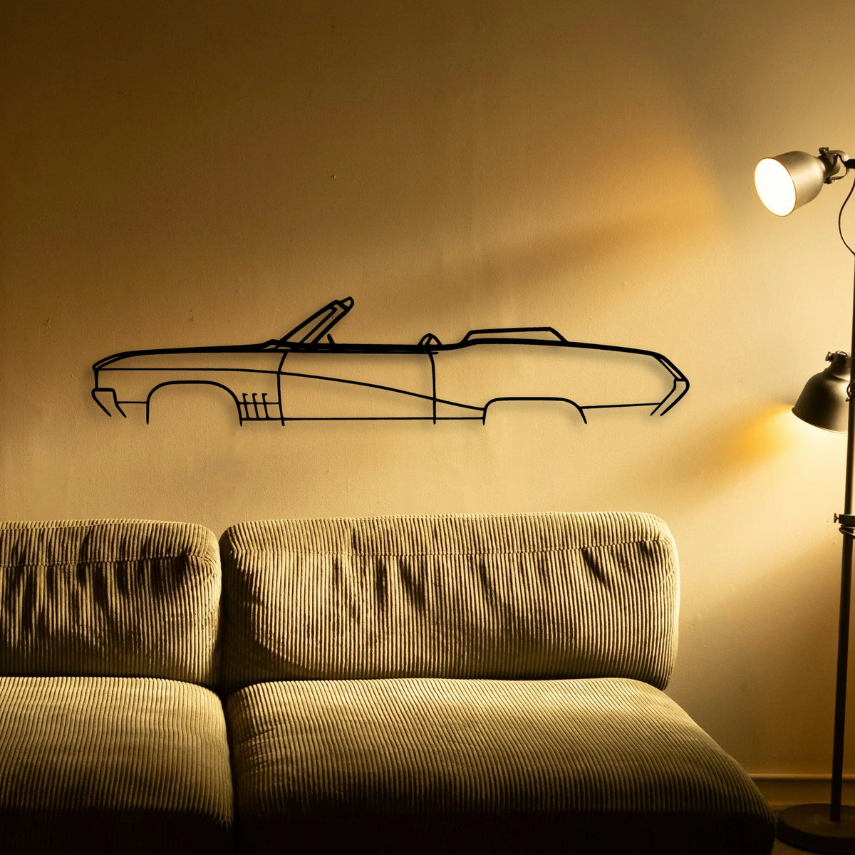 Lark 1969 Classic Silhouette Metal Wall Art - Tinvibe