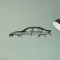 M3 F80 3 Classic Silhouette Metal Wall Art - Tinvibe