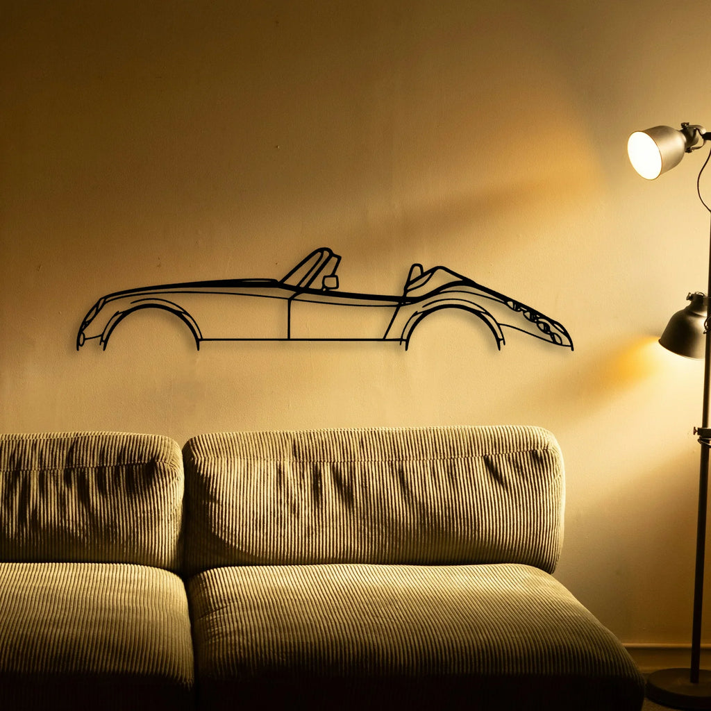 MF3 1998 Classic Silhouette Metal Wall Art - Tinvibe