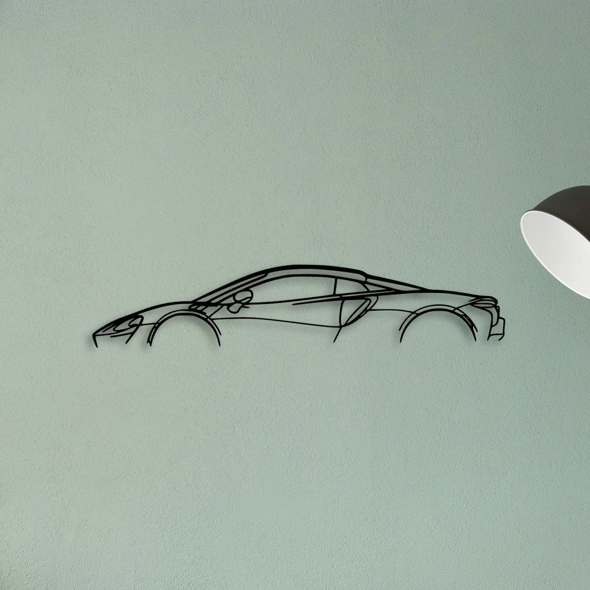 MCL Artura Classic Silhouette Metal Wall Art - Tinvibe