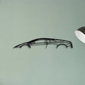Murcielago 2007 Classic Silhouette Metal Wall Art - Tinvibe