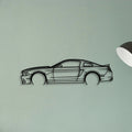 Mustang GT 2013 Classic Silhouette Metal Wall Art - Tinvibe