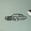 NEW Yorker 1978 Angle Classic Silhouette Metal Wall Art - Tinvibe