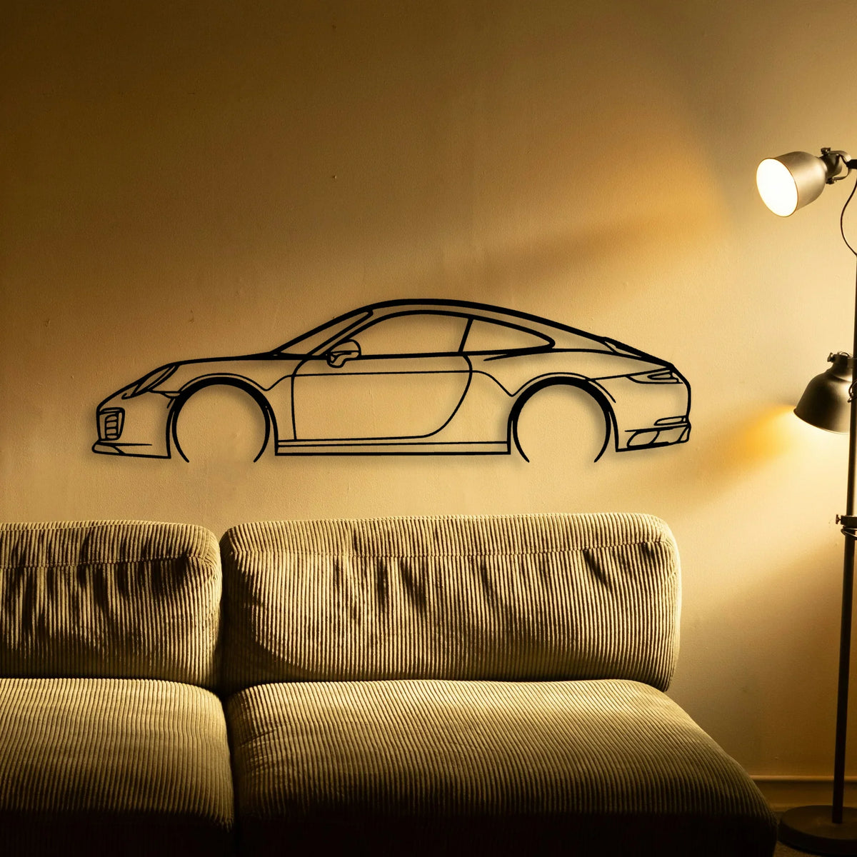 P Generation 7 2 Classic Silhouette Metal Wall Art - Tinvibe