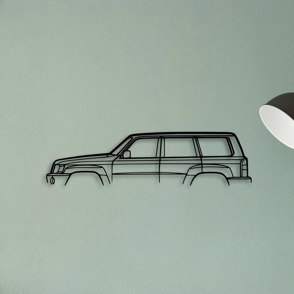 Patrol Super Safari Classic Silhouette Metal Wall Art - Tinvibe