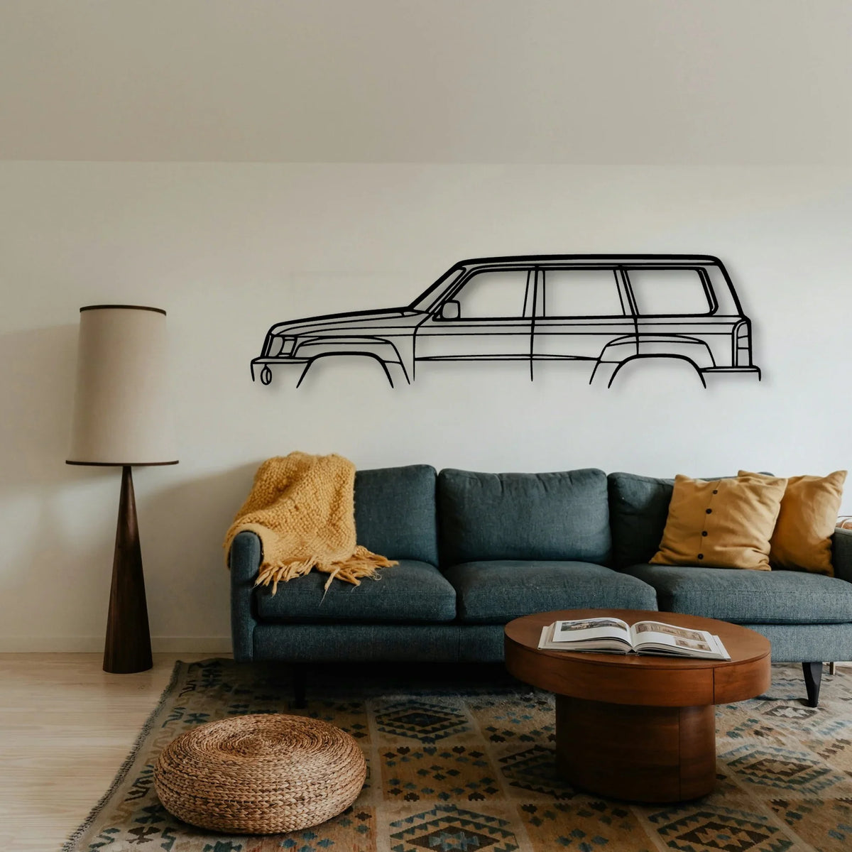 Patrol Super Safari Classic Silhouette Metal Wall Art - Tinvibe