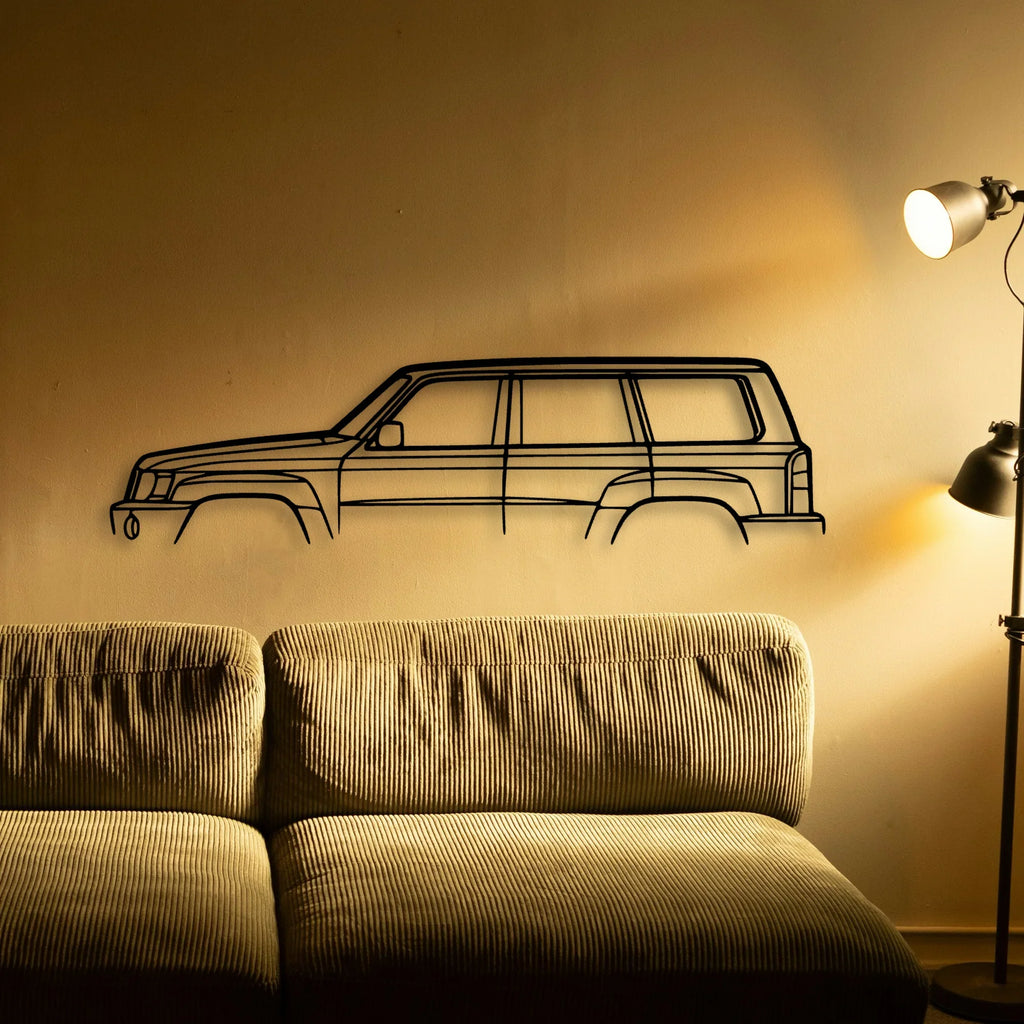 Patrol Super Safari Classic Silhouette Metal Wall Art - Tinvibe