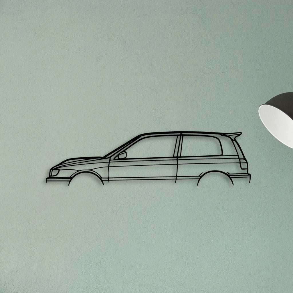Pulsar GTIR 1991 Classic Silhouette Metal Wall Art - Tinvibe