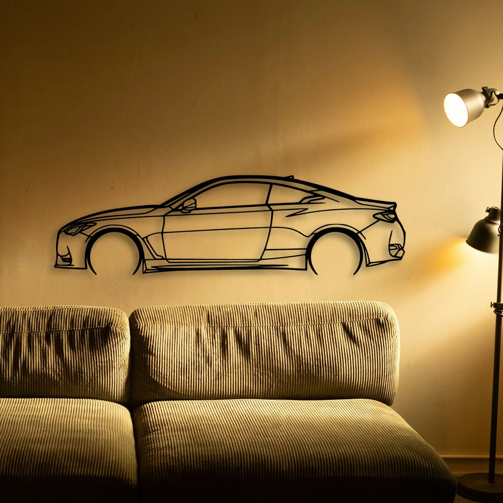 Q60 Classic Silhouette Metal Wall Art - Tinvibe