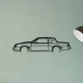 Regal GN 1987 2 Classic Silhouette Metal Wall Art - Tinvibe