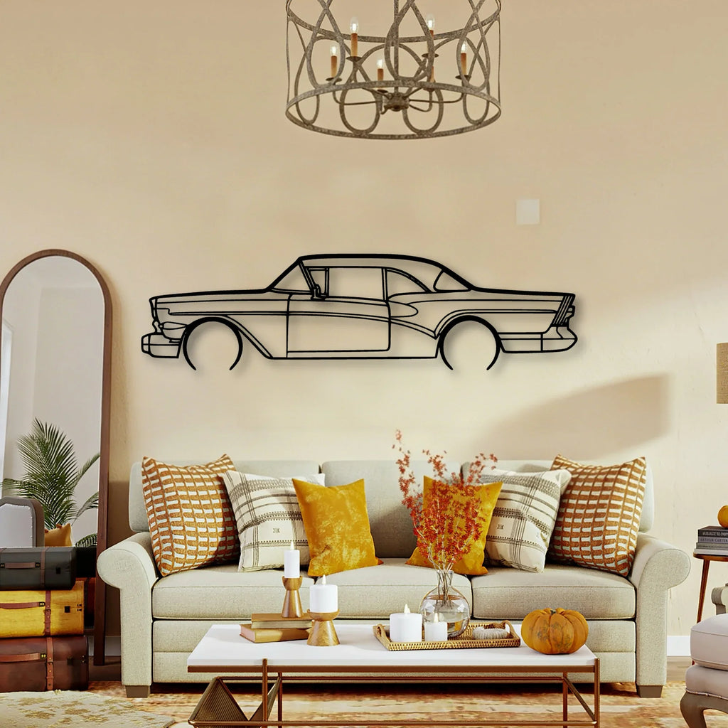 RIV 1957 Classic Silhouette Metal Wall Art - Tinvibe