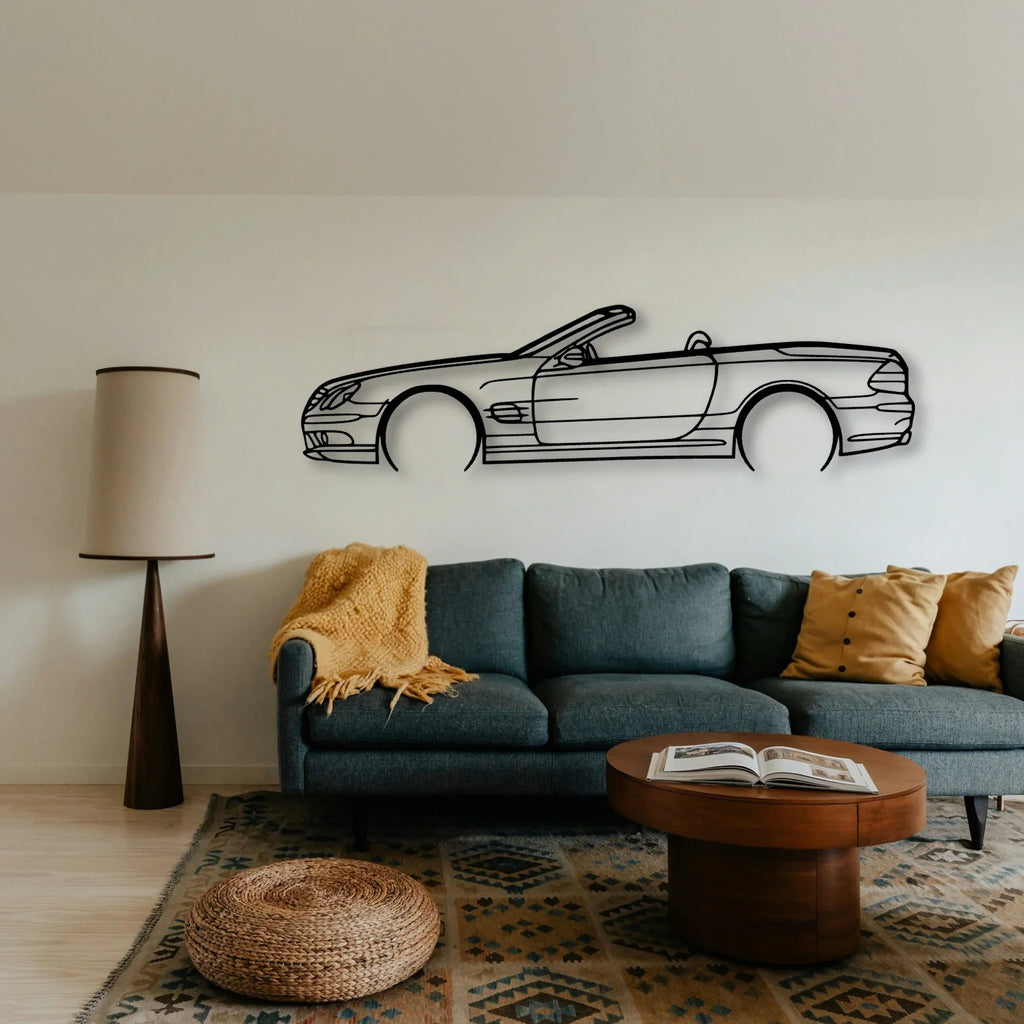 SL55 R230 2 Classic Silhouette Metal Wall Art - Tinvibe