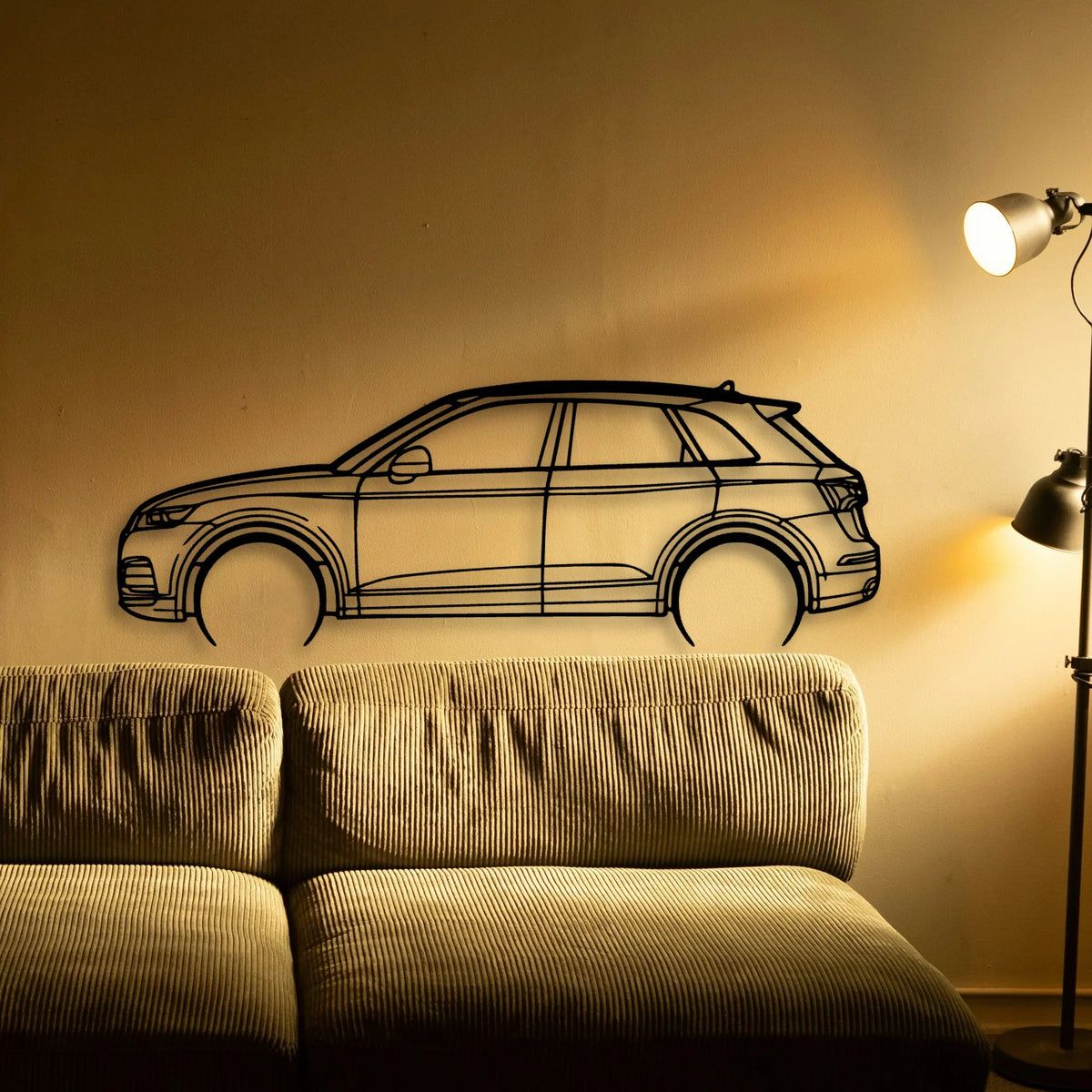 SQ5 2018 Classic Silhouette Metal Wall Art - Tinvibe