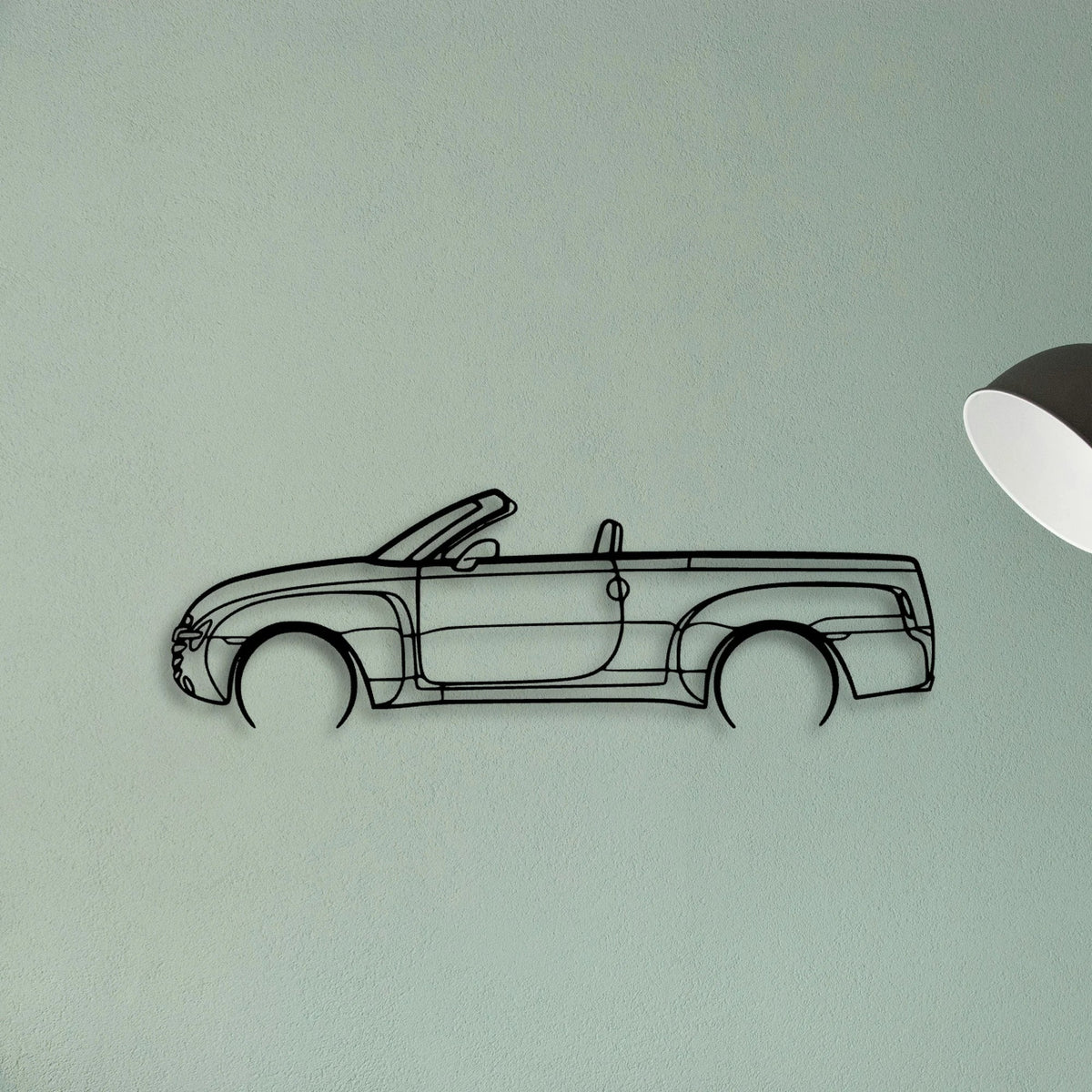 SSR 2 Classic Silhouette Metal Wall Art - Tinvibe