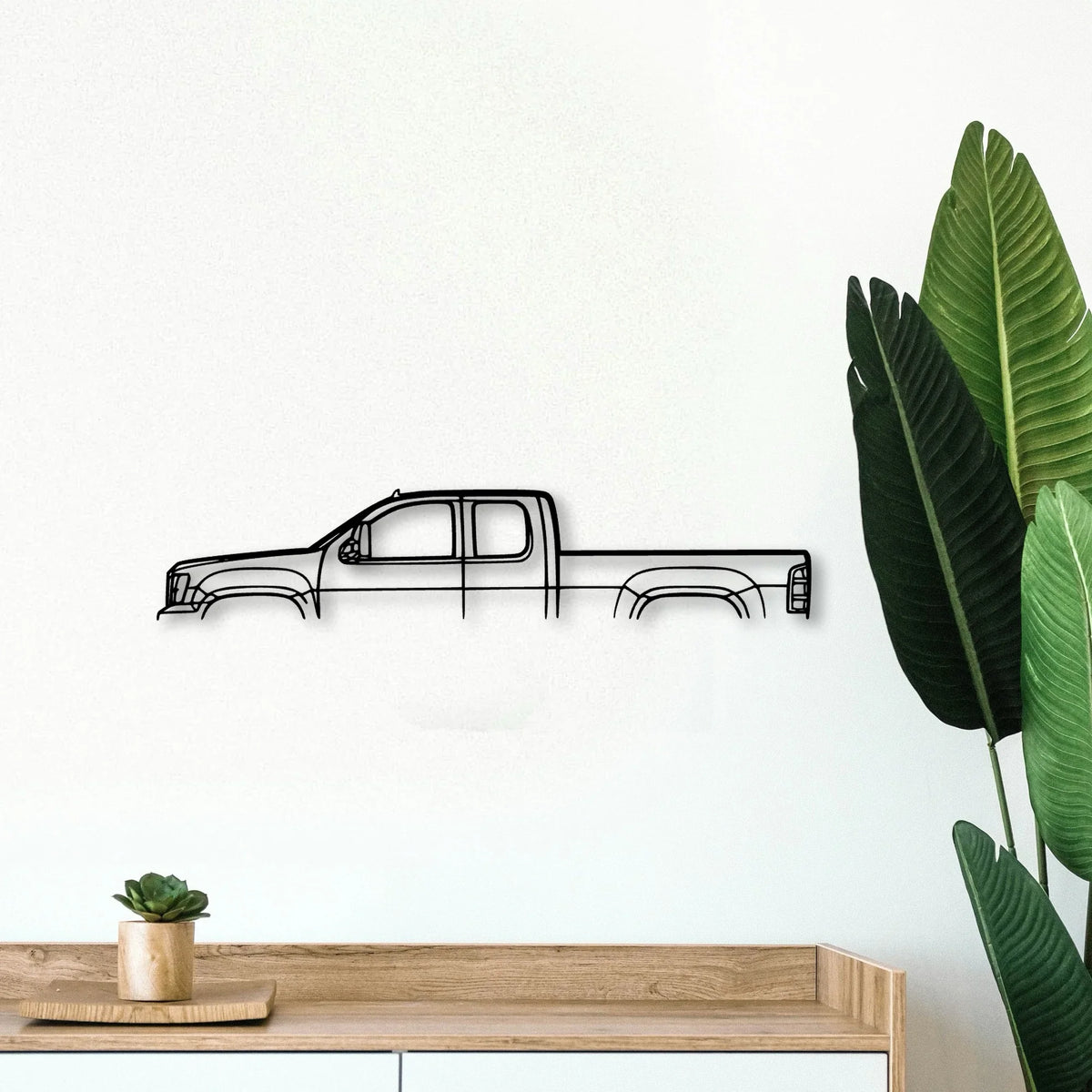 Sierra 2011 Classic Silhouette Metal Wall Art - Tinvibe