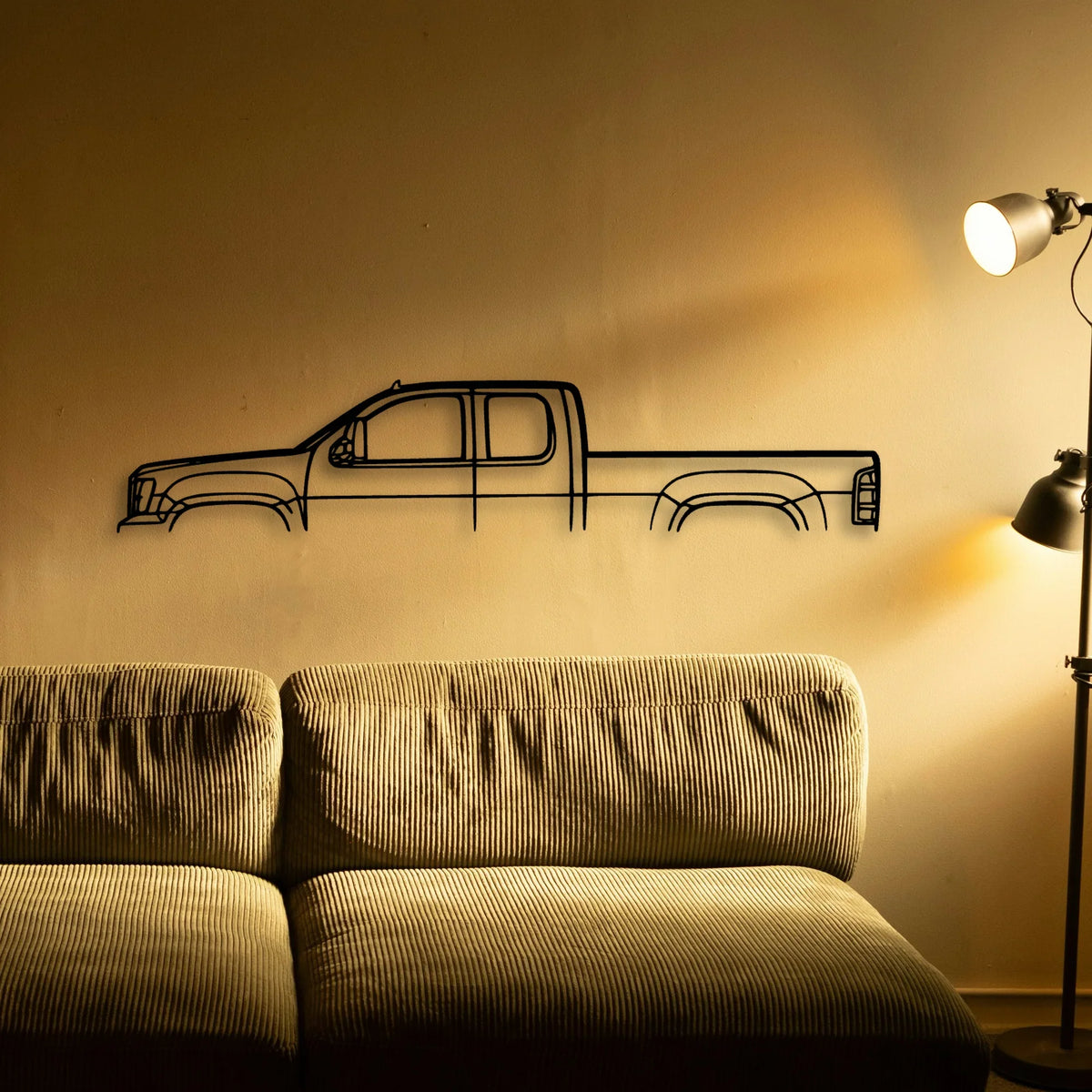 Sierra 2011 Classic Silhouette Metal Wall Art - Tinvibe