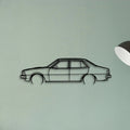 Sigma 1981 Turbo Classic Silhouette Metal Wall Art - Tinvibe