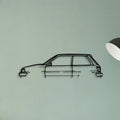 Starlet 1988 EP71 Classic Silhouette Metal Wall Art - Tinvibe