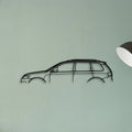 Touareg 2009 Classic Silhouette Metal Wall Art - Tinvibe