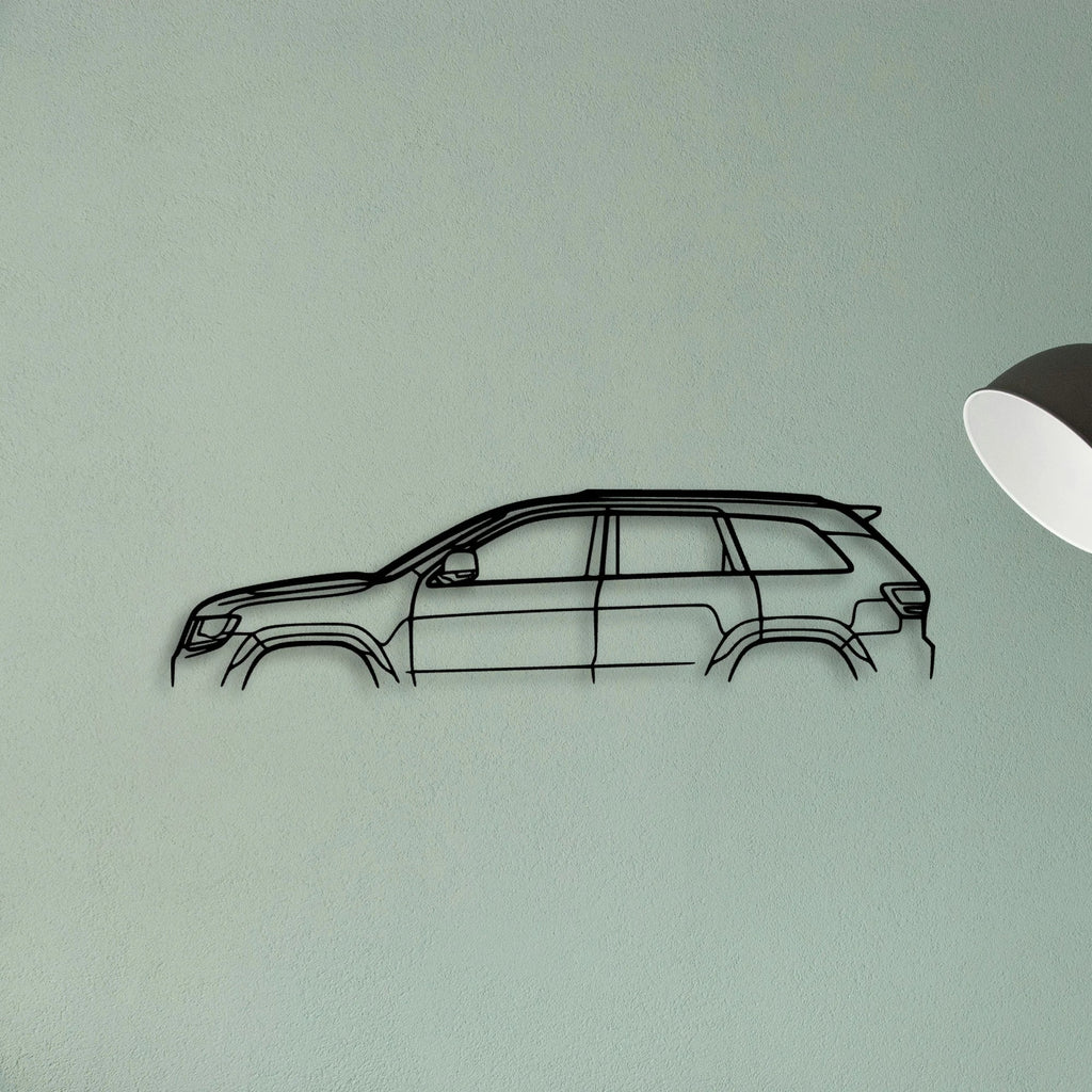 Trackhawk 2018 Classic Silhouette Metal Wall Art - Tinvibe