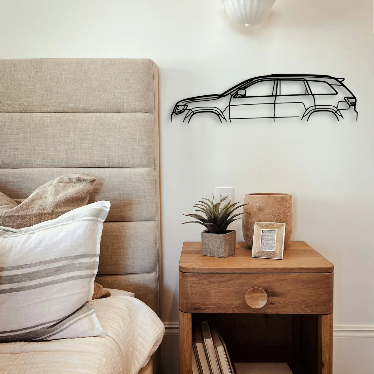 Trackhawk 2018 Classic Silhouette Metal Wall Art - Tinvibe