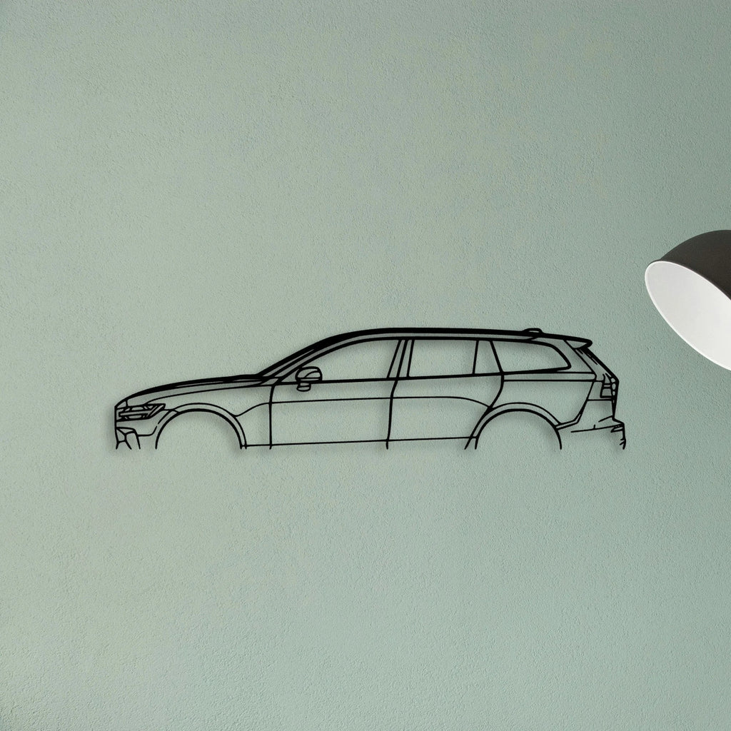 V60 2023 Classic Silhouette Metal Wall Art - Tinvibe