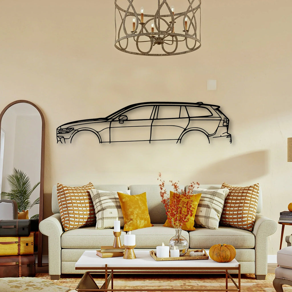 V60 2023 Classic Silhouette Metal Wall Art - Tinvibe