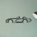 Viper 1993 RT10 Classic Silhouette Metal Wall Art - Tinvibe