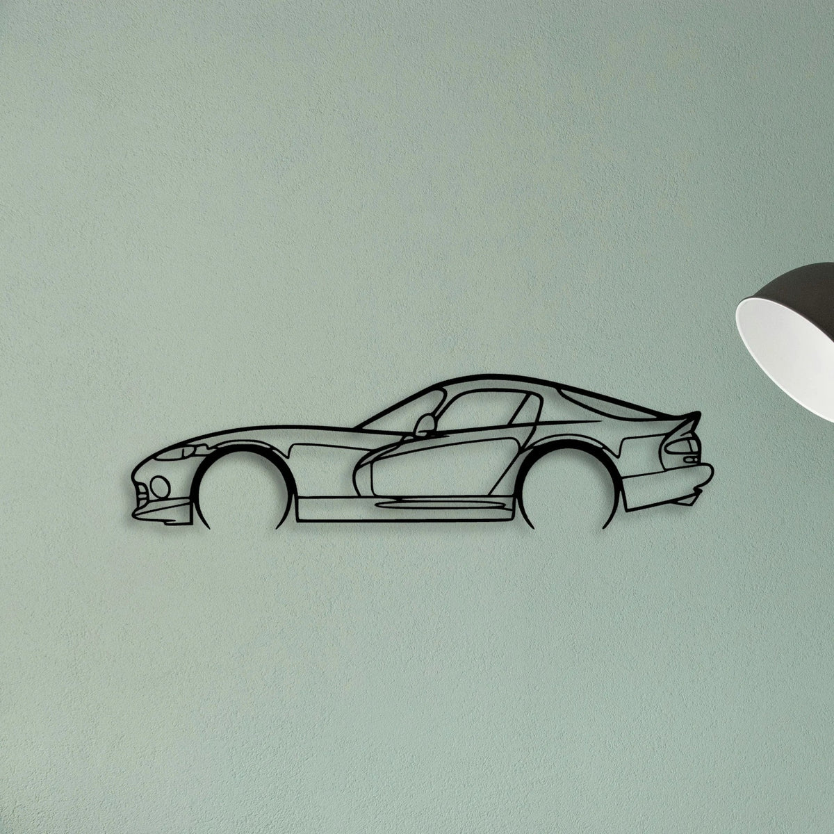 Viper ACR SR II 2002 Classic Silhouette Metal Wall Art - Tinvibe